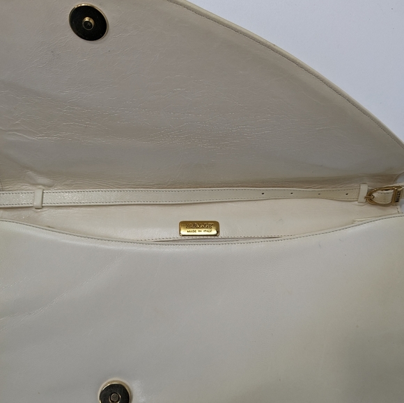 Vintage Bally Cream Leather Bag - Picture 5 of 6